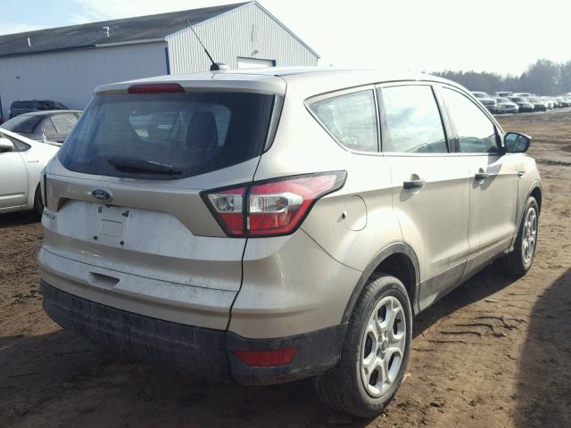 1FMCU0F74HUD51886 - 2017 FORD ESCAPE S BEIGE photo 4