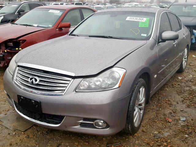 JNKBY01F29M750122 - 2009 INFINITI M45 GRAY photo 2