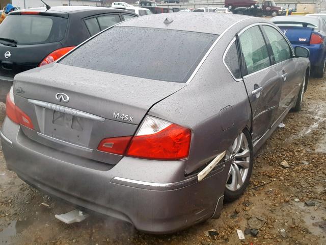 JNKBY01F29M750122 - 2009 INFINITI M45 GRAY photo 4