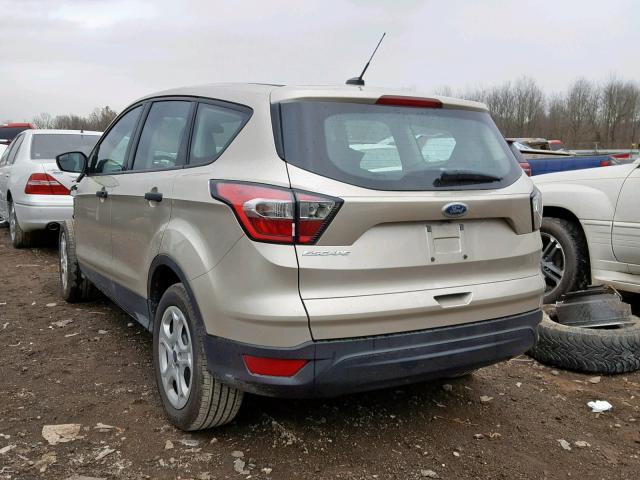 1FMCU0F75HUC08784 - 2017 FORD ESCAPE S GOLD photo 3