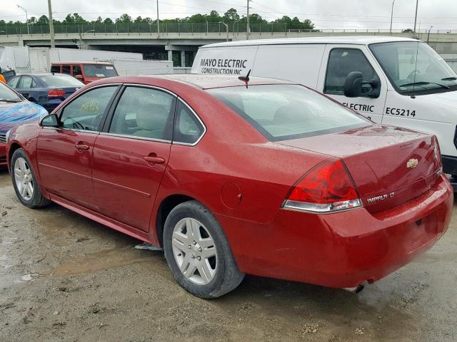 2G1WB5E38E1181437 - 2014 CHEVROLET IMPALA LIM MAROON photo 3