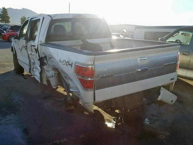 1FTFW1EV1AFC74924 - 2010 FORD F150 SUPER WHITE photo 3