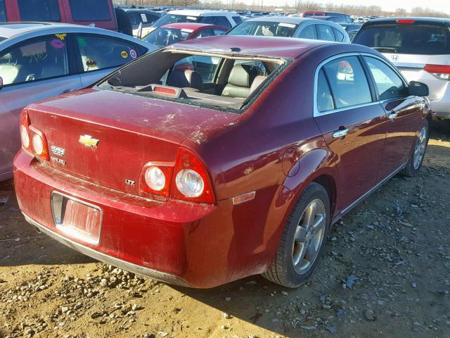 1G1ZK57B08F281207 - 2008 CHEVROLET MALIBU LTZ MAROON photo 4