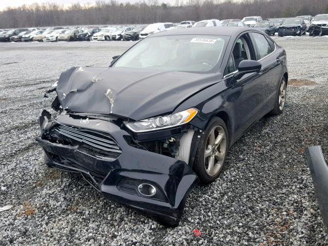 3FA6P0G73GR323595 - 2016 FORD FUSION S BLACK photo 2