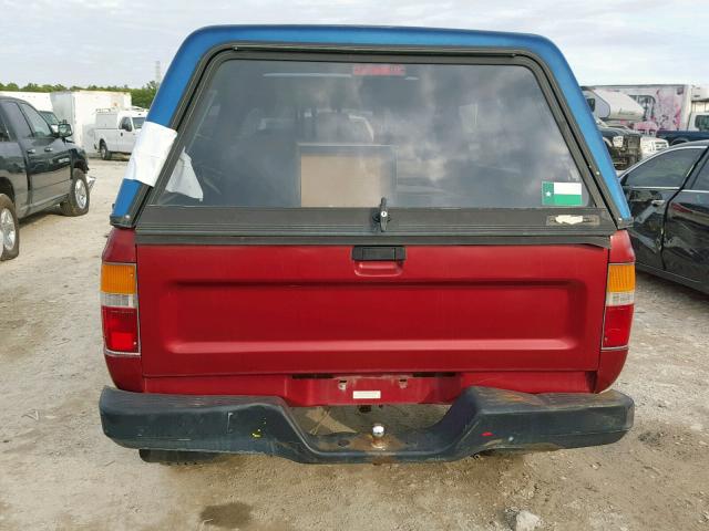 JT4RN01P7L7031164 - 1990 TOYOTA PICKUP 1/2 RED photo 6