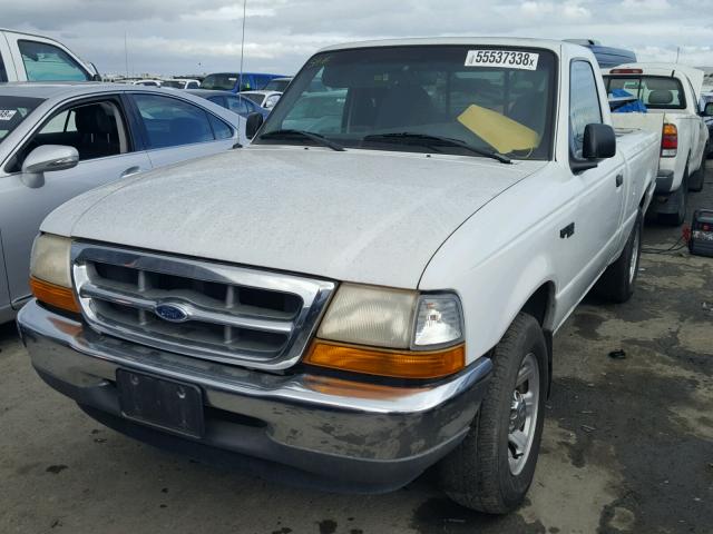 1FTYR10C6YPA35914 - 2000 FORD RANGER WHITE photo 2