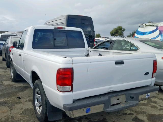 1FTYR10C6YPA35914 - 2000 FORD RANGER WHITE photo 3