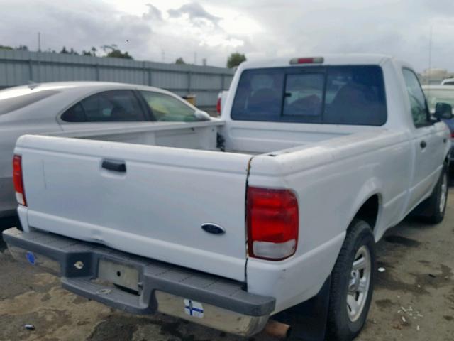 1FTYR10C6YPA35914 - 2000 FORD RANGER WHITE photo 4