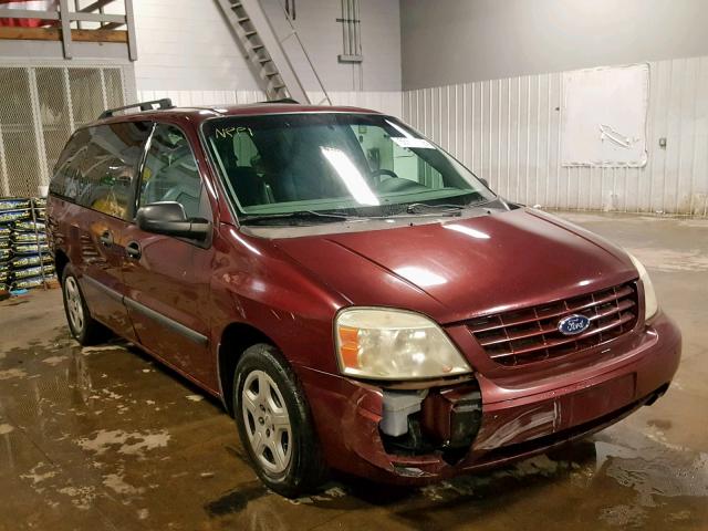 2FMDA51696BA45214 - 2006 FORD FREESTAR S MAROON photo 1