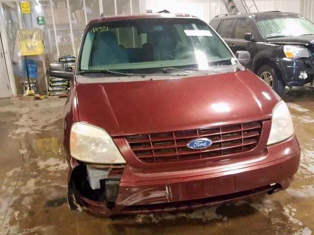 2FMDA51696BA45214 - 2006 FORD FREESTAR S MAROON photo 10