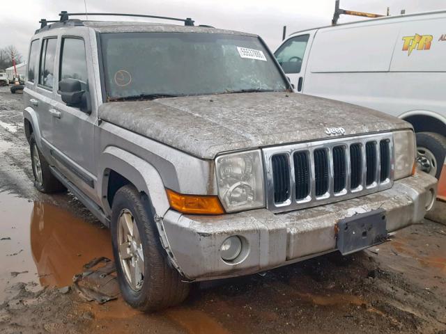 1J8HG48K27C537384 - 2007 JEEP COMMANDER GRAY photo 1