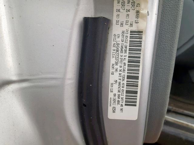 1J8HG48K27C537384 - 2007 JEEP COMMANDER GRAY photo 7