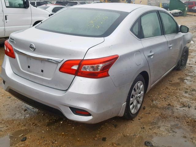 3N1AB7AP1HY335002 - 2017 NISSAN SENTRA S GRAY photo 4