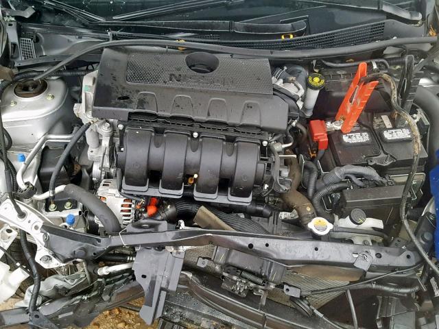 3N1AB7AP1HY335002 - 2017 NISSAN SENTRA S GRAY photo 7