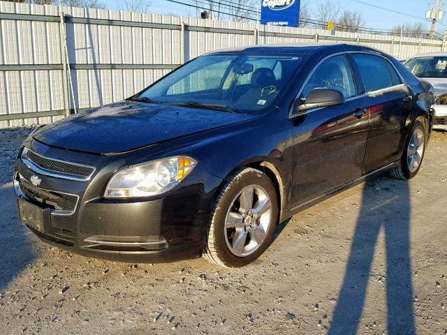 1G1ZC5E10BF367230 - 2011 CHEVROLET MALIBU 1LT BLACK photo 2
