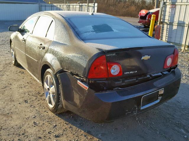 1G1ZC5E10BF367230 - 2011 CHEVROLET MALIBU 1LT BLACK photo 3