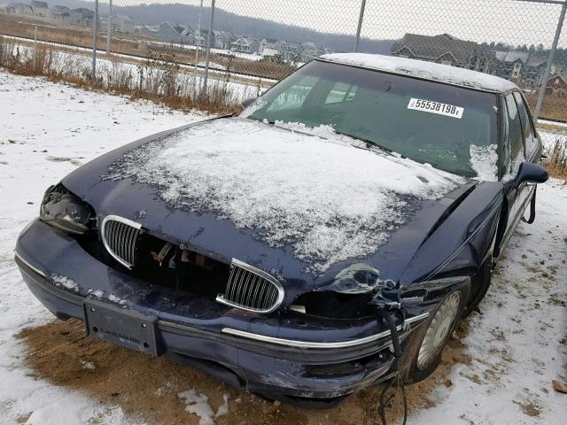 1G4HP52K8WH425997 - 1998 BUICK LESABRE CU BLUE photo 2