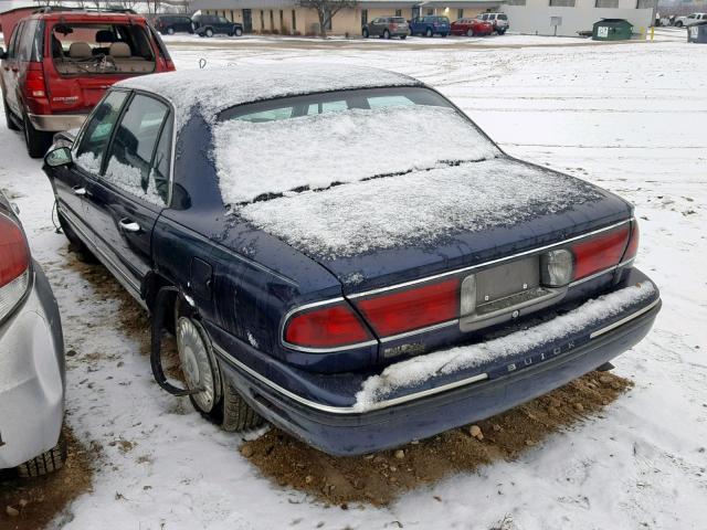 1G4HP52K8WH425997 - 1998 BUICK LESABRE CU BLUE photo 3