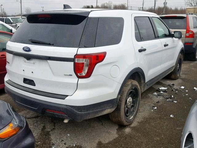 1FM5K8AR4KGA29406 - 2019 FORD EXPLORER P WHITE photo 4