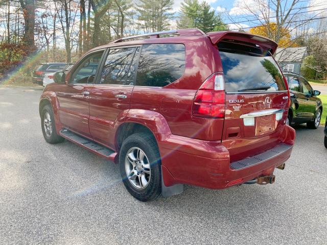 JTJBT20X480171593 - 2008 LEXUS GX 470 BURGUNDY photo 2