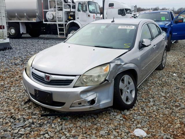 1G8ZS57N07F231868 - 2007 SATURN AURA XE SILVER photo 2