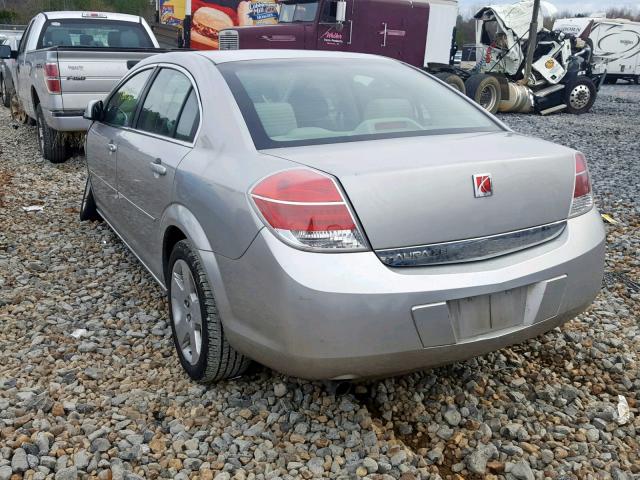 1G8ZS57N07F231868 - 2007 SATURN AURA XE SILVER photo 3