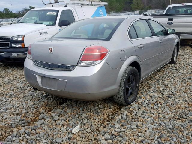 1G8ZS57N07F231868 - 2007 SATURN AURA XE SILVER photo 4