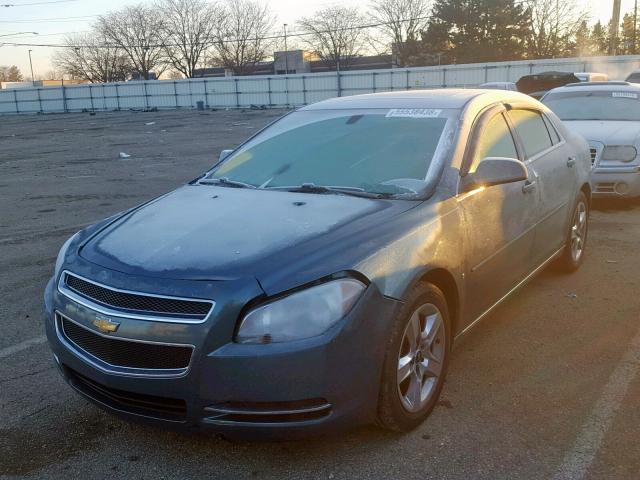 1G1ZH57B89F235723 - 2009 CHEVROLET MALIBU 1LT GREEN photo 2