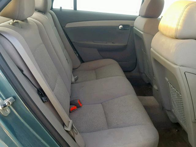 1G1ZH57B89F235723 - 2009 CHEVROLET MALIBU 1LT GREEN photo 6