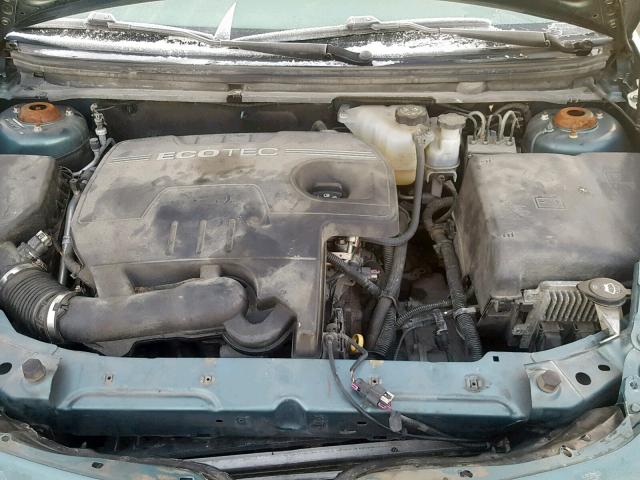 1G1ZH57B89F235723 - 2009 CHEVROLET MALIBU 1LT GREEN photo 7