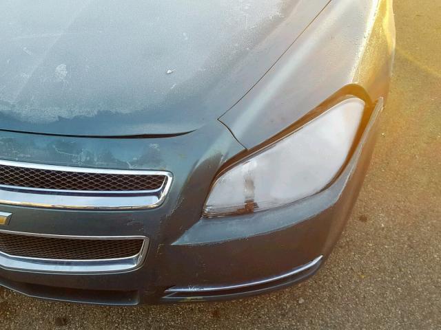 1G1ZH57B89F235723 - 2009 CHEVROLET MALIBU 1LT GREEN photo 9