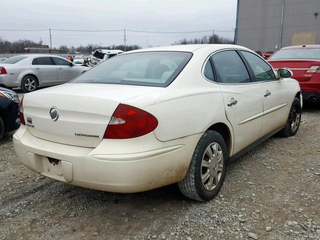 2G4WC532451224889 - 2005 BUICK LACROSSE C WHITE photo 4