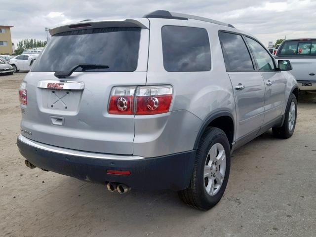 1GKKRPED9CJ198258 - 2012 GMC ACADIA SLE SILVER photo 4