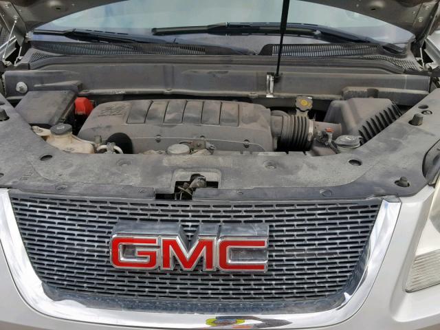 1GKKRPED9CJ198258 - 2012 GMC ACADIA SLE SILVER photo 7