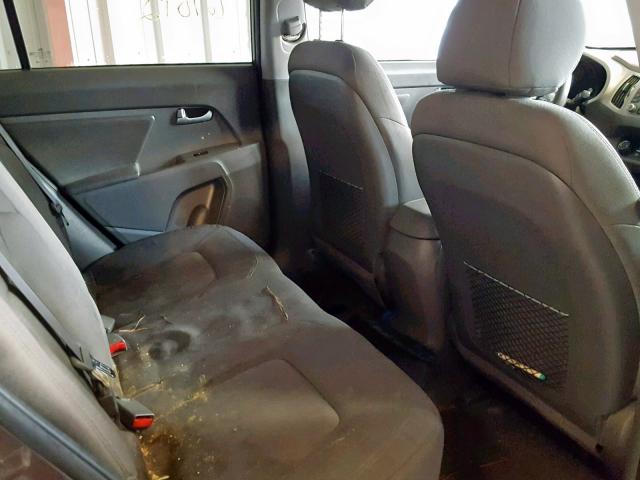 KNDPB3A24D7464464 - 2013 KIA SPORTAGE B BROWN photo 6