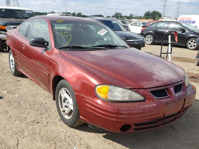 1G2NE12T41M568108 - 2001 PONTIAC GRAND AM S RED photo 1