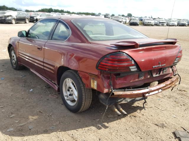 1G2NE12T41M568108 - 2001 PONTIAC GRAND AM S RED photo 3