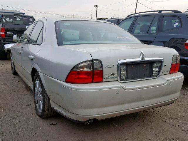 1LNHM87A54Y658503 - 2004 LINCOLN LS WHITE photo 3