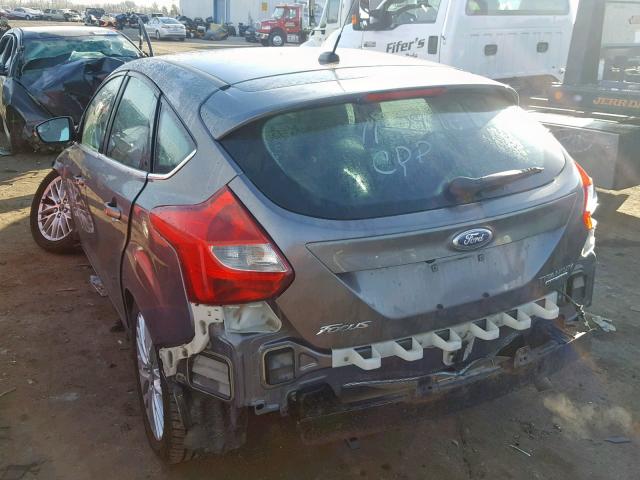 1FADP3N27EL195440 - 2014 FORD FOCUS TITA GRAY photo 3