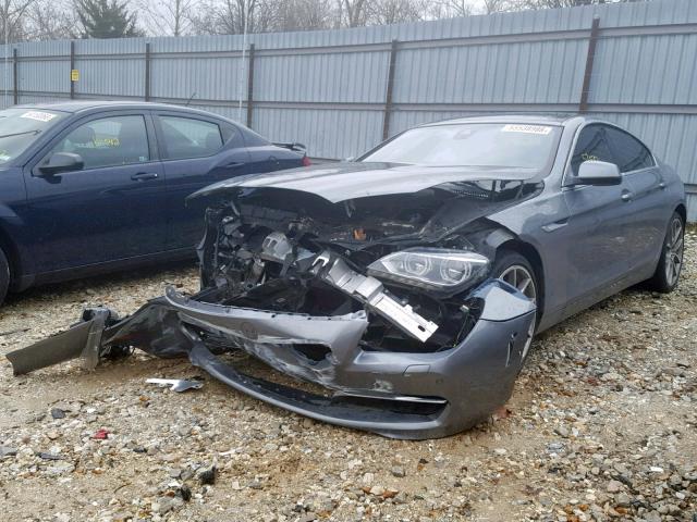 WBA6B2C56DD128360 - 2013 BMW 650 I GRAY photo 2