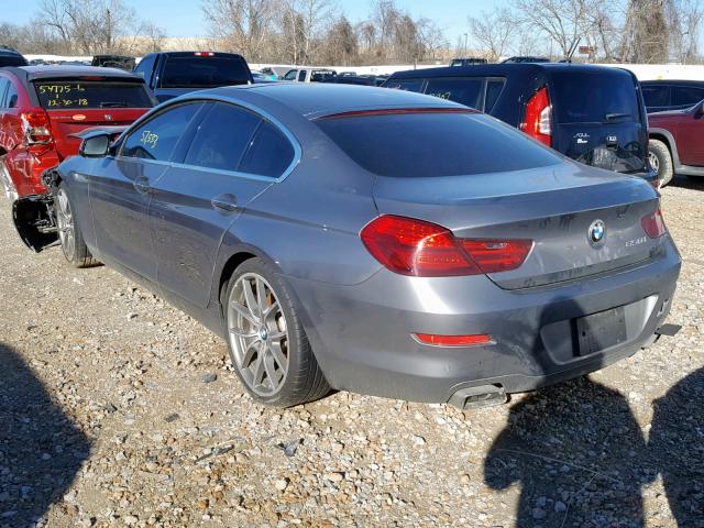 WBA6B2C56DD128360 - 2013 BMW 650 I GRAY photo 3