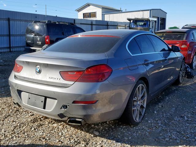 WBA6B2C56DD128360 - 2013 BMW 650 I GRAY photo 4