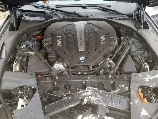 WBA6B2C56DD128360 - 2013 BMW 650 I GRAY photo 7