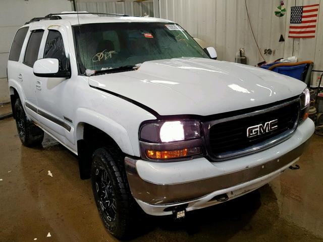 1GKEK13Z33J126887 - 2003 GMC YUKON WHITE photo 1