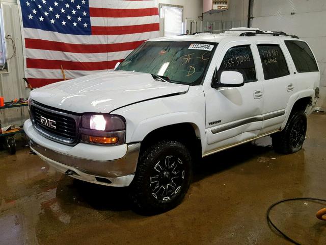 1GKEK13Z33J126887 - 2003 GMC YUKON WHITE photo 2