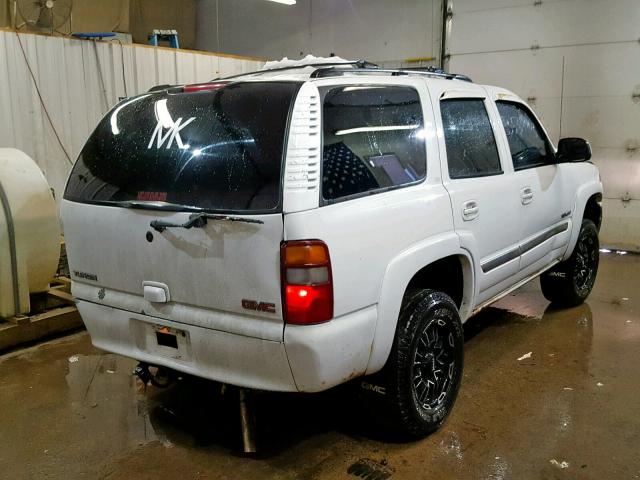 1GKEK13Z33J126887 - 2003 GMC YUKON WHITE photo 4