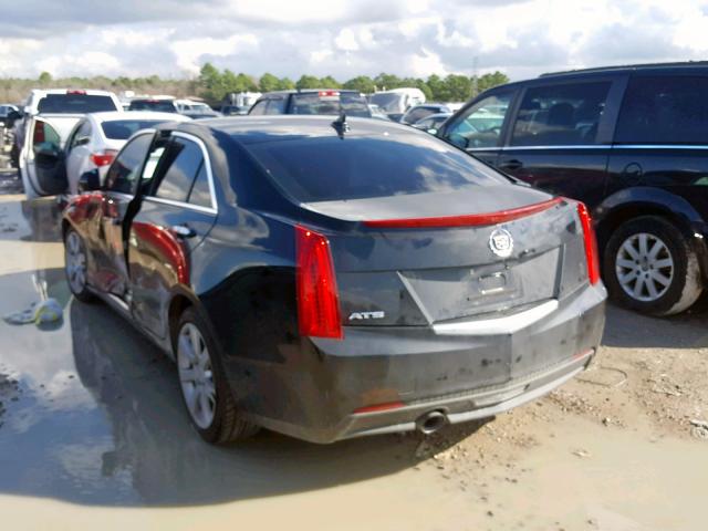 1G6AA5RA1E0111936 - 2014 CADILLAC ATS BLACK photo 3