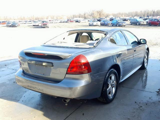 2G2WP522651327343 - 2005 PONTIAC GRAND PRIX CHARCOAL photo 4