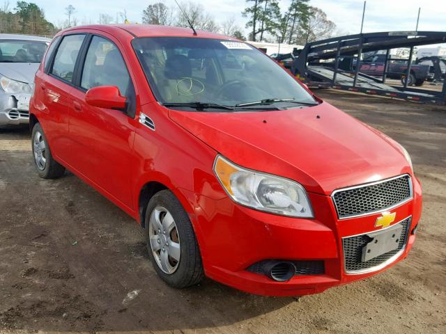 KL1TD6DE5BB120577 - 2011 CHEVROLET AVEO LS RED photo 1