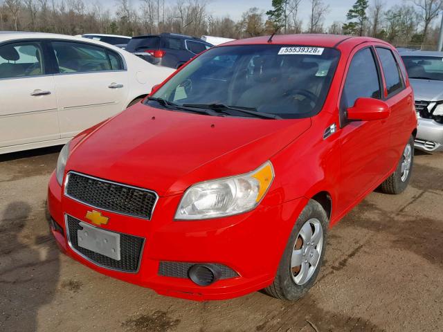 KL1TD6DE5BB120577 - 2011 CHEVROLET AVEO LS RED photo 2